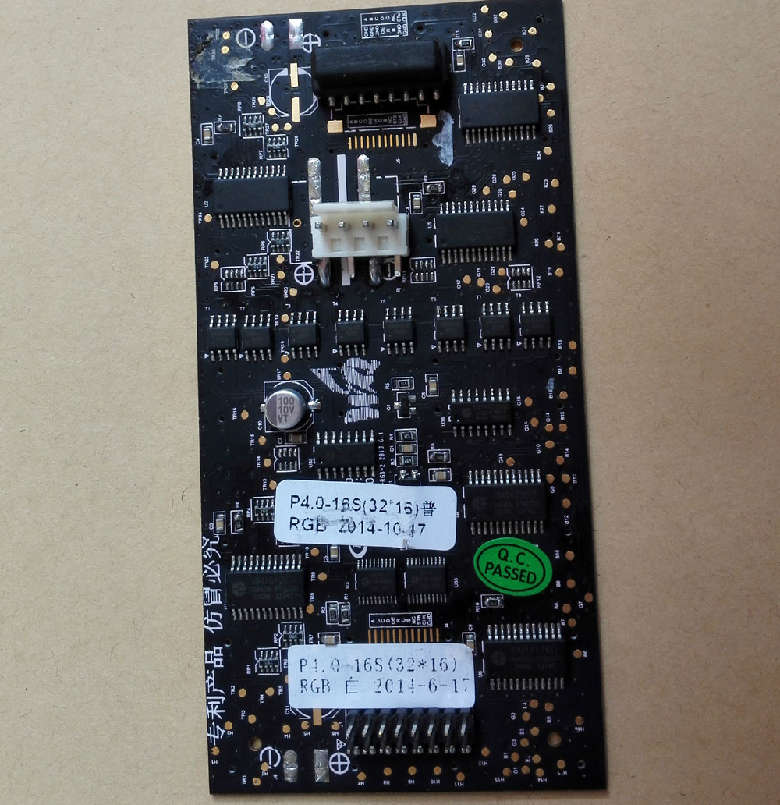 module d'intérieur flexible ultra-mince d'affichage à LED de 16x32