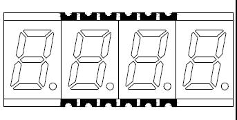 Affichage LED SMD &agrave; quatre chiffres de 0,3 pouces