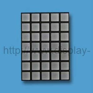 Écran LED à matrice de points carrés 5x7 de 1,2 pouces (29 mm)