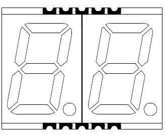0,56 pouce 2 chiffres SMD LED 5620 