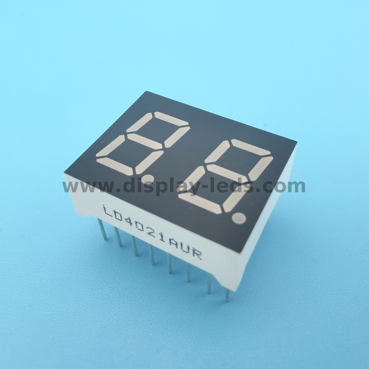 Série LD4021A / B - Affichage 0,4 pouce à 2 chiffres à 7 segments avec circuit statique